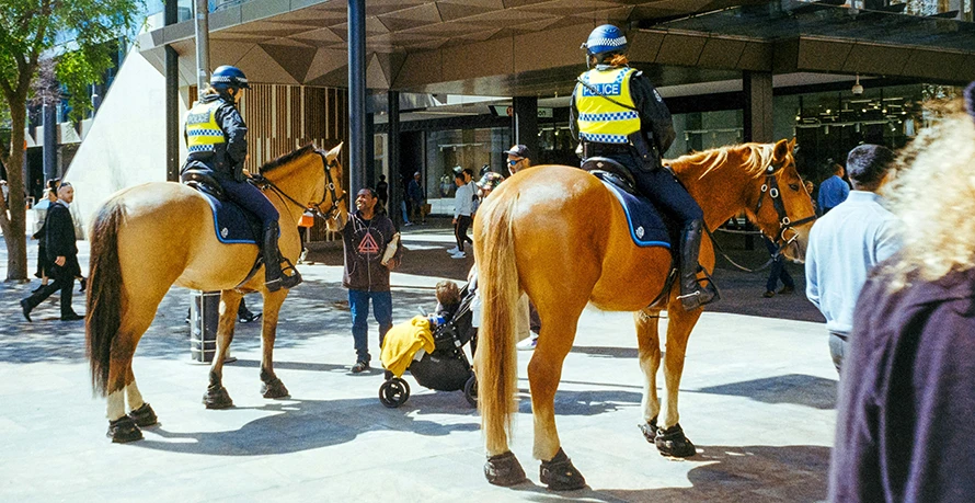 australia-police-horse